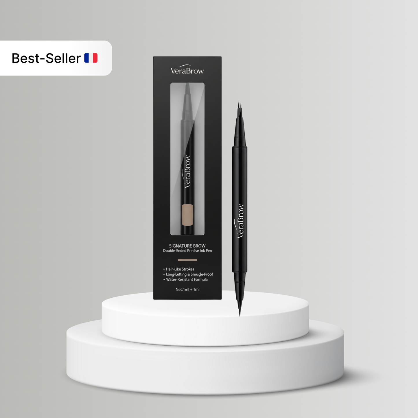 Magic Brow Pen® - Crayon à Sourcils 2-en-1 Effet Microblading