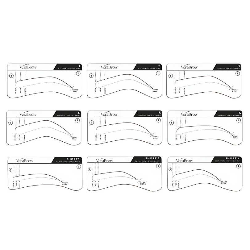 Pack 9 Stencils VeraBrow