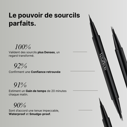 Magic Brow Pen® - Crayon à Sourcils 2-en-1 Effet Microblading